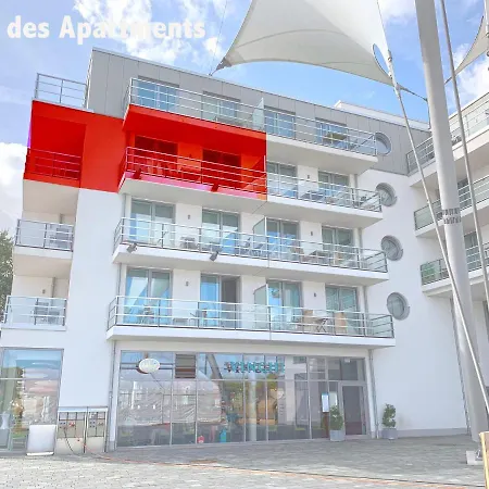 Apartmenthaus Hafenspitze Ap 24, Pier 24, Blickrichtung Offene Seebinnenhafen Nord Eckernförde