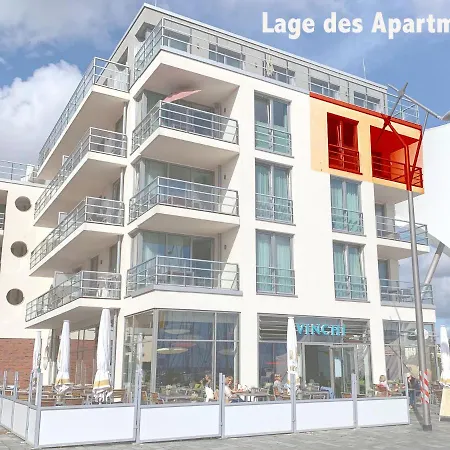 Apartmenthaus Hafenspitze Ap 24, Pier 24, Blickrichtung Offene Seebinnenhafen Nord