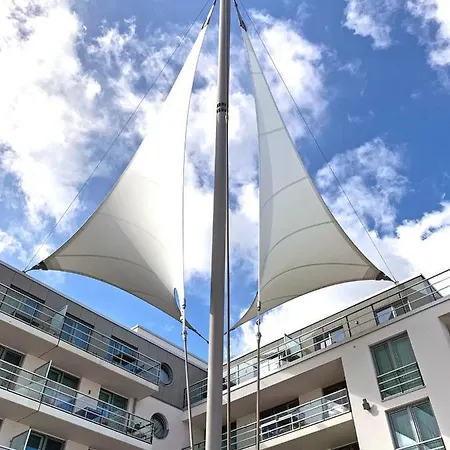 Apartamento Apartmenthaus Hafenspitze Ap 24, Pier 24, Blickrichtung Offene Seebinnenhafen Nord Eckernförde